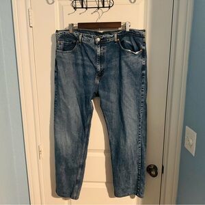 Levi's 505 Relaxed Fit Blue Jeans for Men 40 x 30